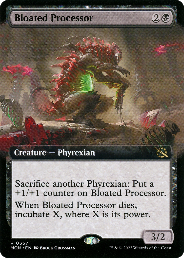 Bloated Processor (Extended Art) (MOM-357) - March of the Machine: (Extended Art)