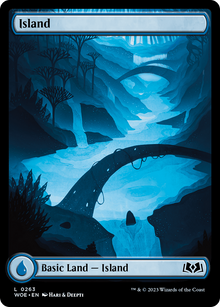 Island (0263) (WOE-263) - Wilds of Eldraine: (Full Art)