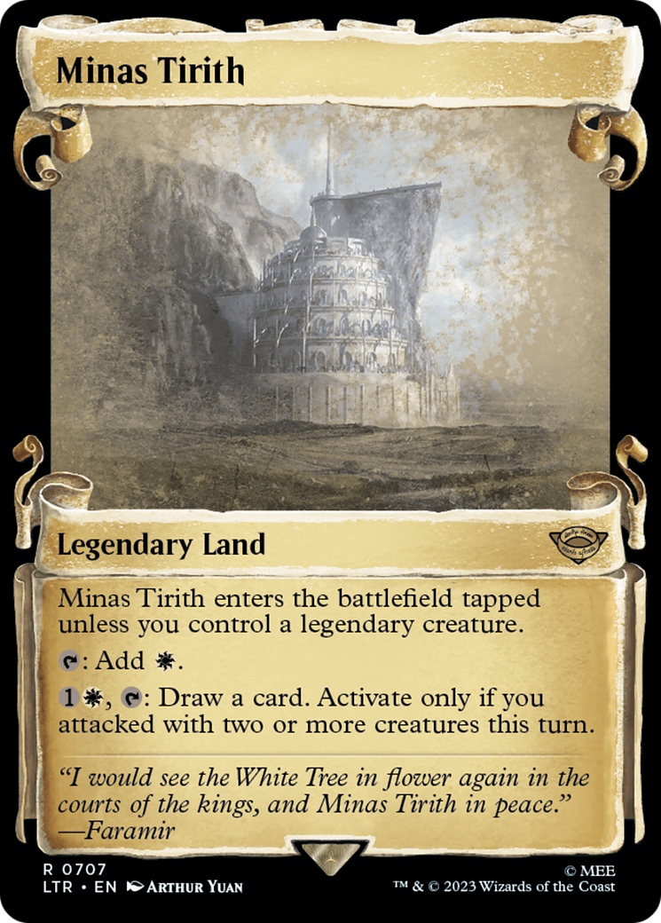 Minas Tirith (Showcase Scrolls) (LTR-707) - The Lord of the Rings: Tales of Middle-earth: (Showcase)