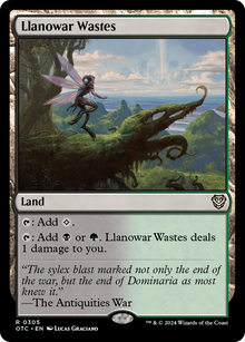 Llanowar Wastes⁣ - Commander: Outlaws of Thunder Junction⁣ (Rare)⁣ [305]