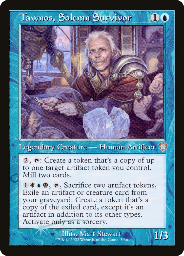 Tawnos, Solemn Survivor⁣ - Commander: The Brothers' War⁣ (Mythic)⁣ [3]