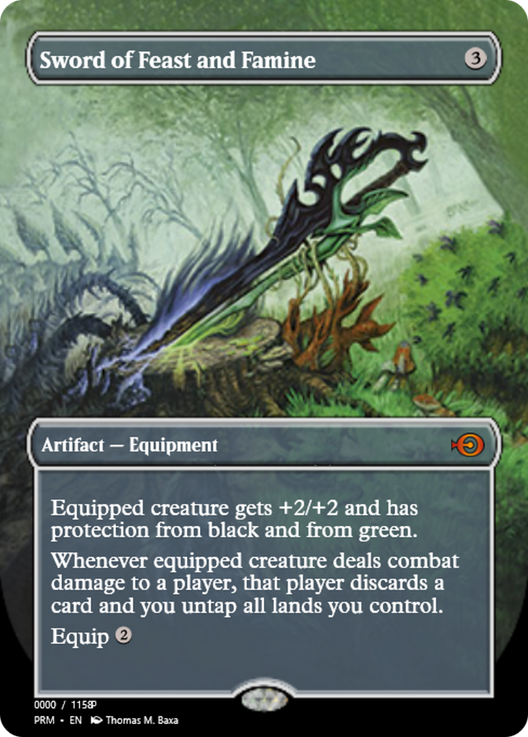 Sword of Feast and Famine (PRM-82848) - Magic Online Promos