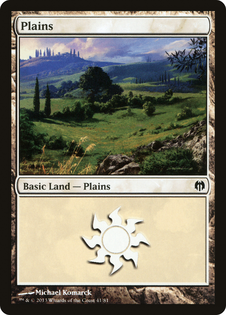 Plains (41) (DDL-041) - Duel Decks: Heroes vs. Monsters