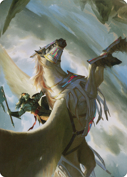 Cleaving Skyrider // Cleaving Skyrider (ADMU-005) - Dominaria United Art Series (Borderless) Foil
