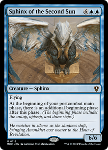 Sphinx of the Second Sun⁣ - Commander: Murders at Karlov Manor⁣ (Mythic)⁣ [118]