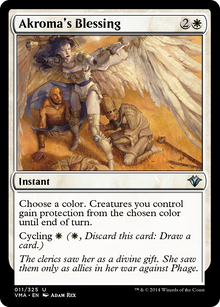 Akroma's Blessing (VMA-011) - Vintage Masters Foil