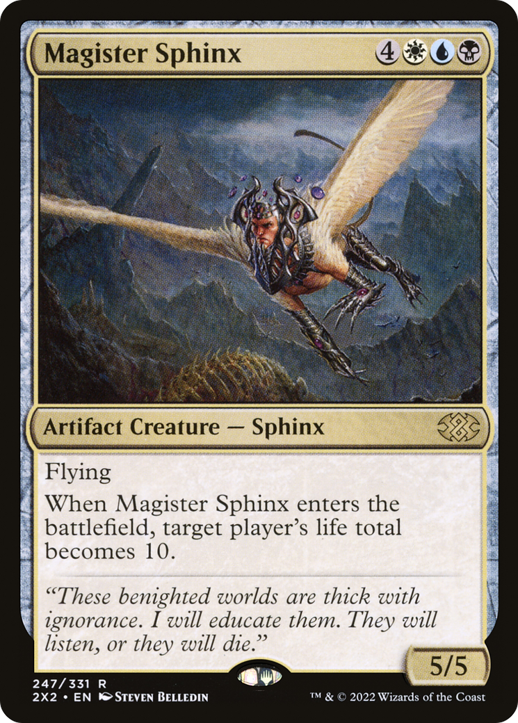 Magister Sphinx⁣ - Double Masters 2022⁣ (Rare)⁣ [247]