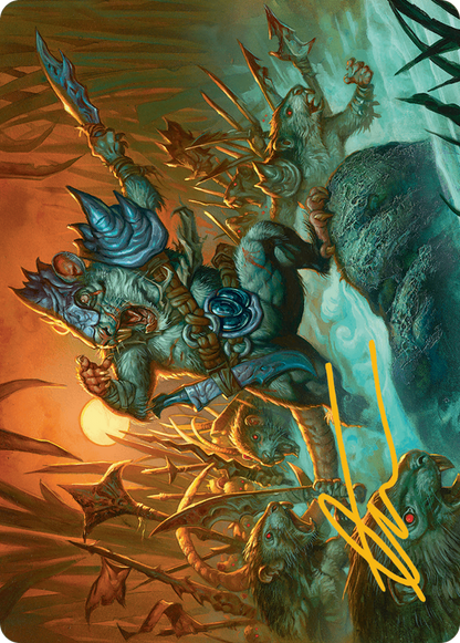 Persistent Marshstalker // Persistent Marshstalker (ABLB-014) - Bloomburrow Art Series (Borderless) Foil