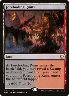 Foreboding Ruins⁣ - Commander: Dominaria United⁣ (Rare)⁣ [211]