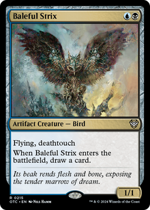 Baleful Strix⁣ - Commander: Outlaws of Thunder Junction⁣ (Rare)⁣ [215]