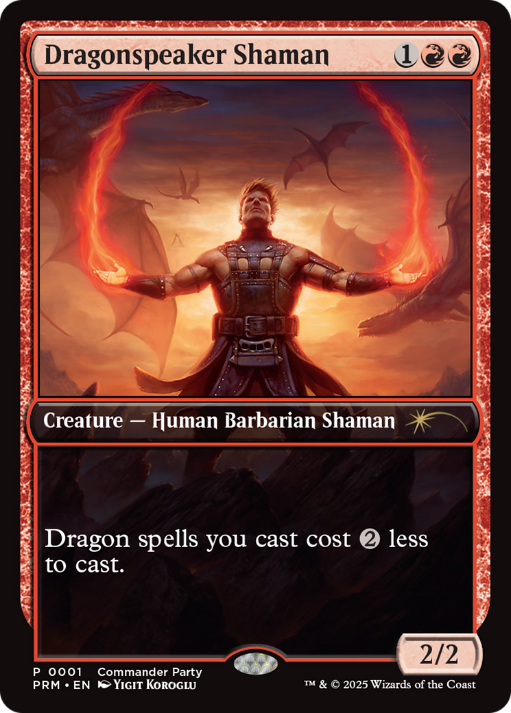 Dragonspeaker Shaman (WPN-003) - Wizards Play Network 2025
