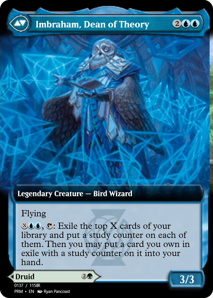 Kianne, Dean of Substance // Imbraham, Dean of Theory (PRM-90244) - Magic Online Promos Foil