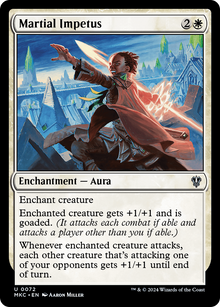 Martial Impetus⁣ - Commander: Murders at Karlov Manor⁣ (Uncommon)⁣ [72]