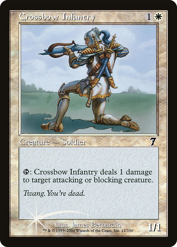 Crossbow Infantry (7ED-12★) - Seventh Edition Foil