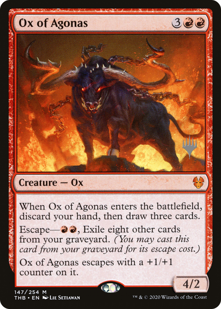 Ox of Agonas (PPTHB-147P) - Theros Beyond Death Promos