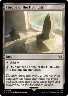 Throne of the High City⁣ - Commander: The Lord of the Rings: Tales of Middle-earth⁣ (Rare)⁣ [339]