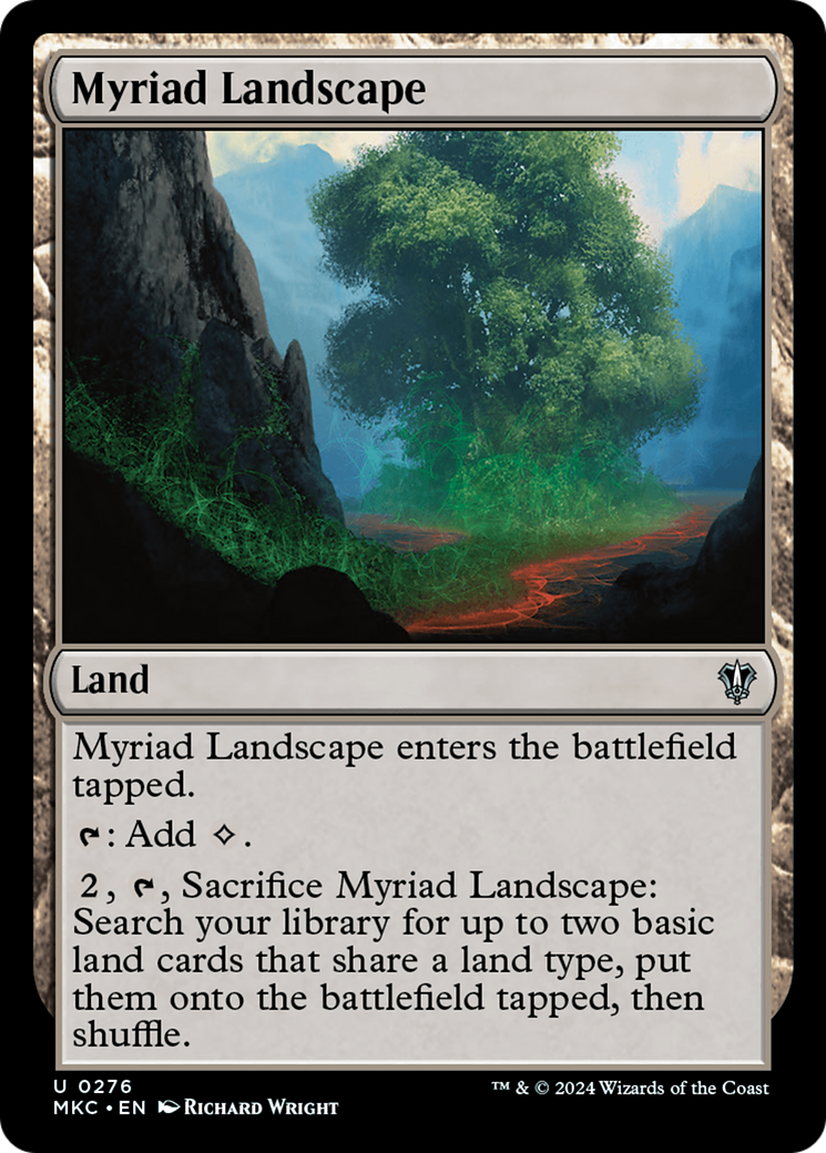 Myriad Landscape⁣ - Commander: Murders at Karlov Manor⁣ (Uncommon)⁣ [276]