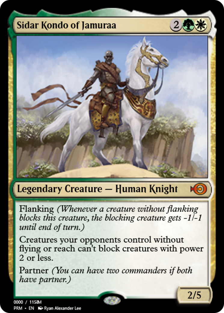 Sidar Kondo of Jamuraa (PRM-86172) - Magic Online Promos
