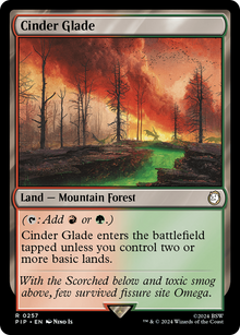 Cinder Glade⁣ - Universes Beyond: Fallout⁣ (Rare)⁣ [257]