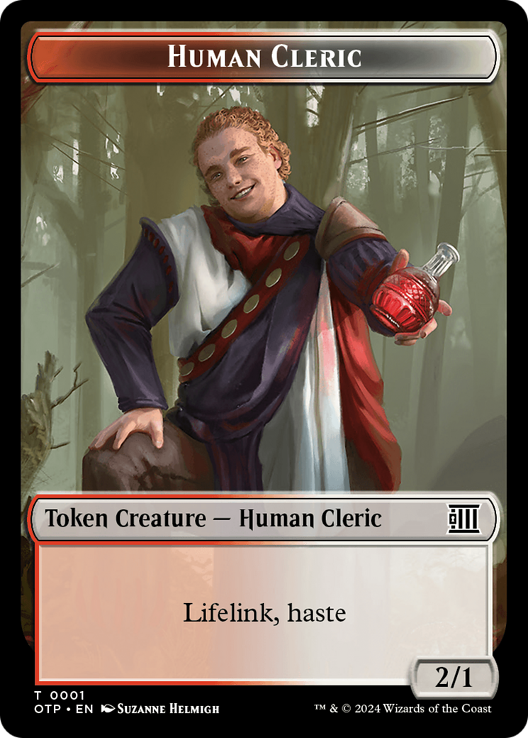 Human Cleric (TOTP-001) - Breaking News Tokens