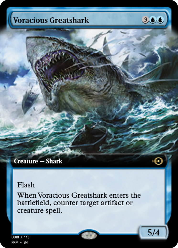 Voracious Greatshark (PRM-80873) - Magic Online Promos Foil