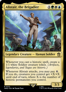 Alistair, the Brigadier⁣ - Universes Beyond: Doctor Who⁣ (Rare)⁣ [112]