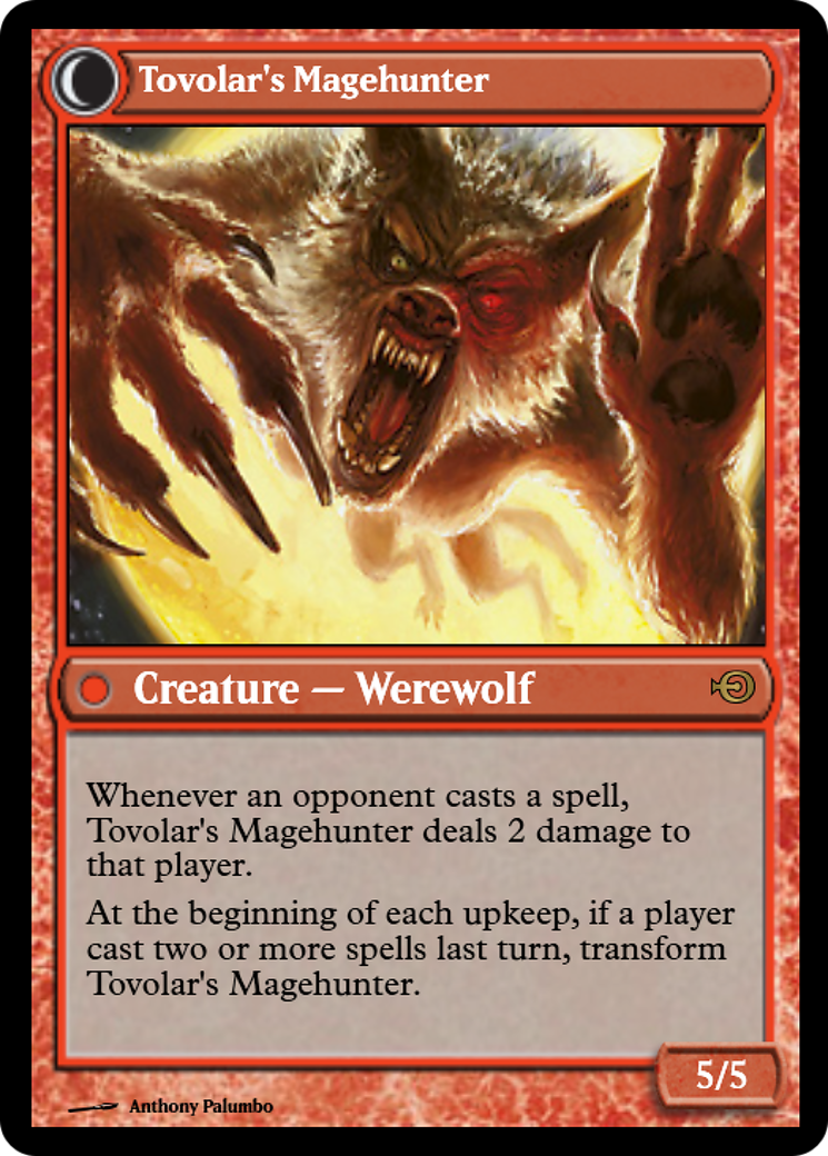 Mondronen Shaman // Tovolar's Magehunter (PRM-43507) - Magic Online Promos: (Double Faced Transform) Foil
