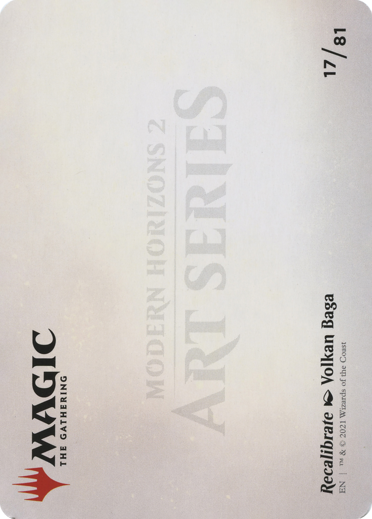 Recalibrate // Recalibrate (AMH2-017) - Modern Horizons 2 Art Series (Borderless)