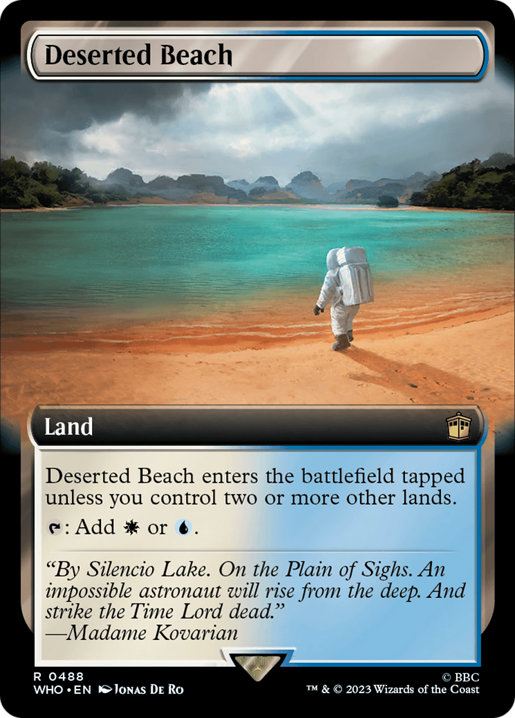 Deserted Beach (WHO-488) - Doctor Who: (Extended Art) Foil