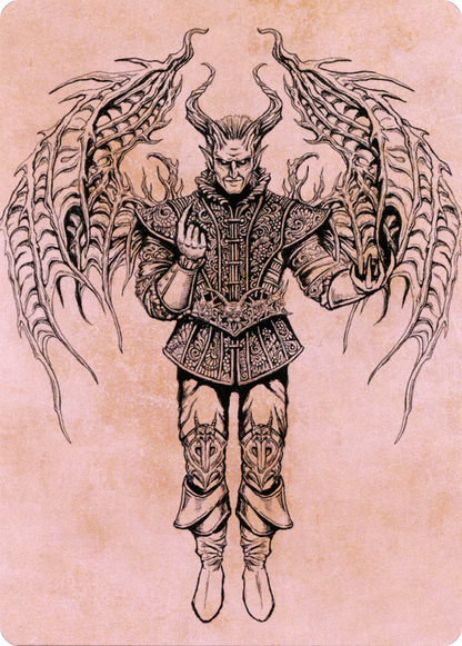 Raphael, Fiendish Savior // Raphael, Fiendish Savior (ACLB-075) - Battle for Baldur's Gate Art Series (Borderless)