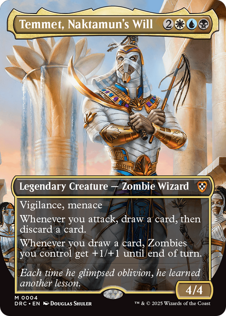 Temmet, Naktamun's Will (DRC-004) - Commander: Aetherdrift (Borderless)