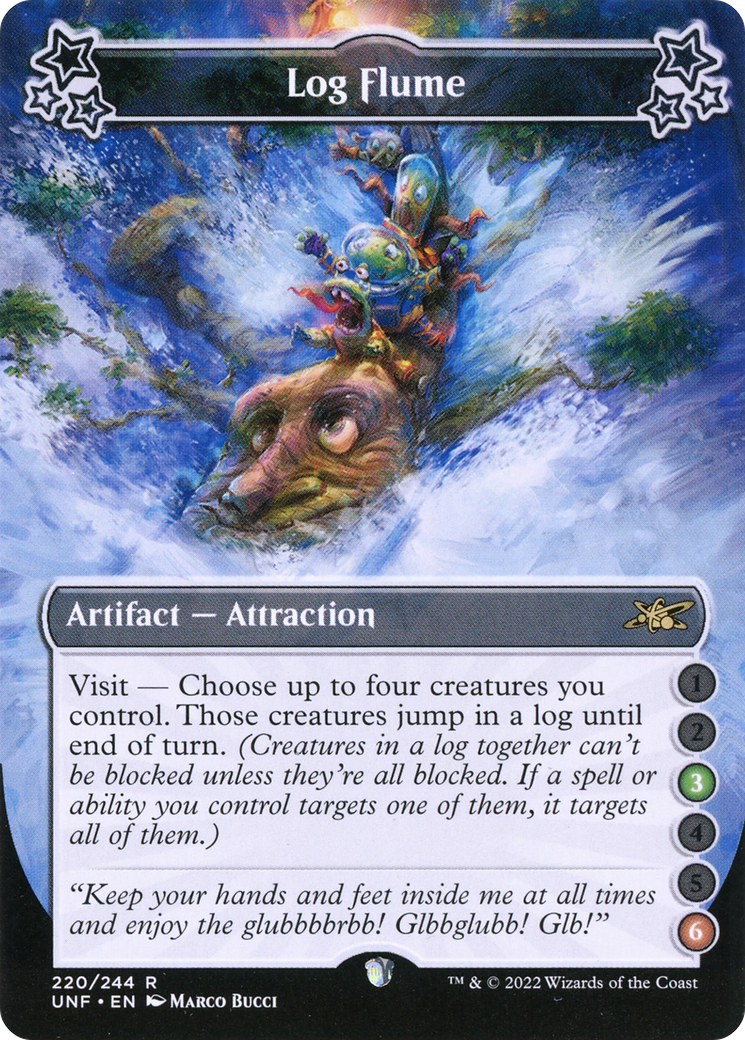 Log Flume (3-6) (UNF-220A) - Unfinity Foil