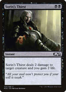 Sorin's Thirst⁣ - Core 2020: Extras⁣ (Common)⁣ [325]