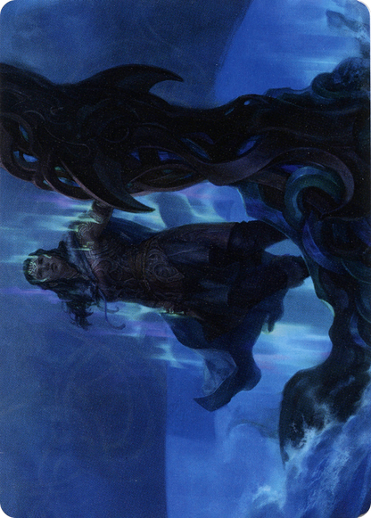 Cosima, God of the Voyage // Cosima, God of the Voyage (AKHM-012) - Kaldheim Art Series (Borderless) Foil