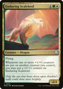 Enduring Scalelord⁣ - Commander: March of the Machine⁣ (Uncommon)⁣ [325]