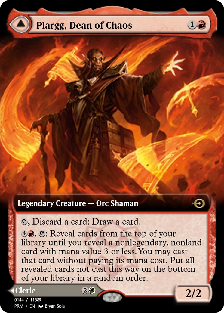 Plargg, Dean of Chaos // Augusta, Dean of Order (PRM-90260) - Magic Online Promos Foil