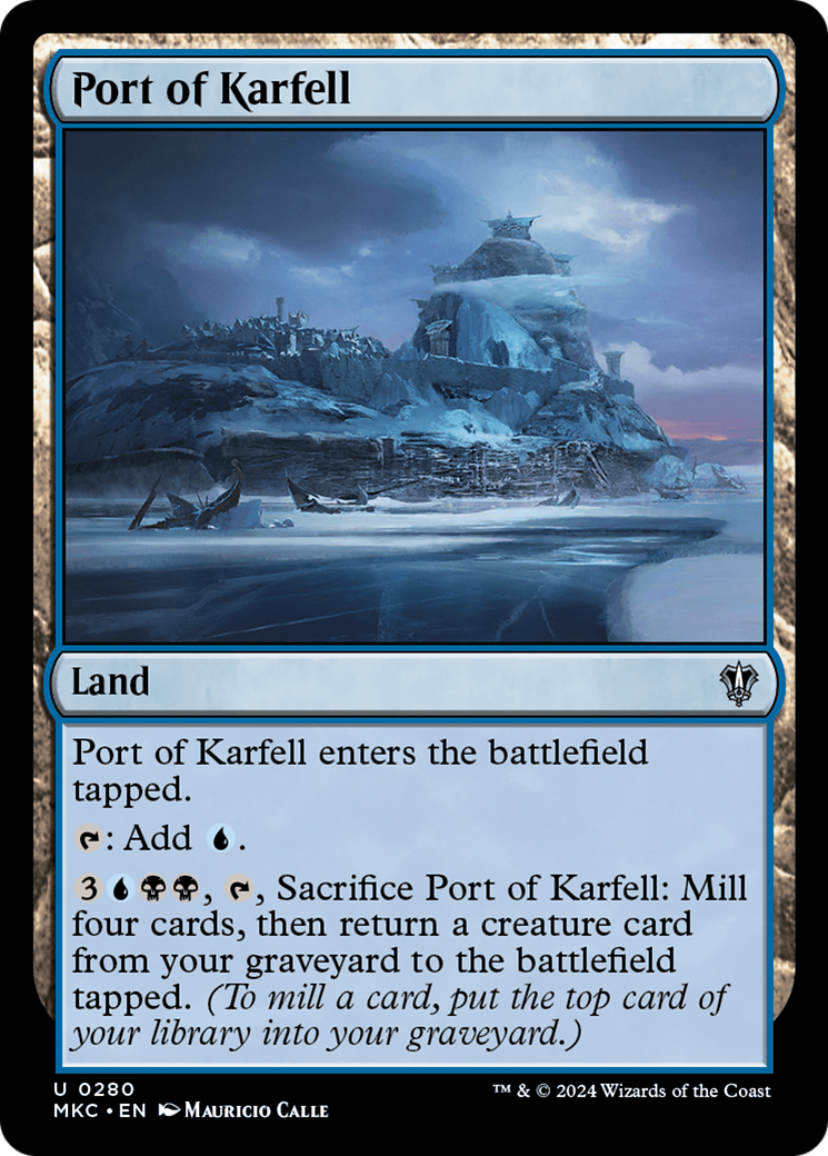 Port of Karfell⁣ - Commander: Murders at Karlov Manor⁣ (Uncommon)⁣ [280]