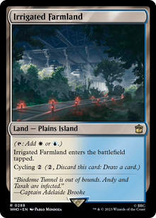 Irrigated Farmland⁣ - Universes Beyond: Doctor Who⁣ (Rare)⁣ [288]