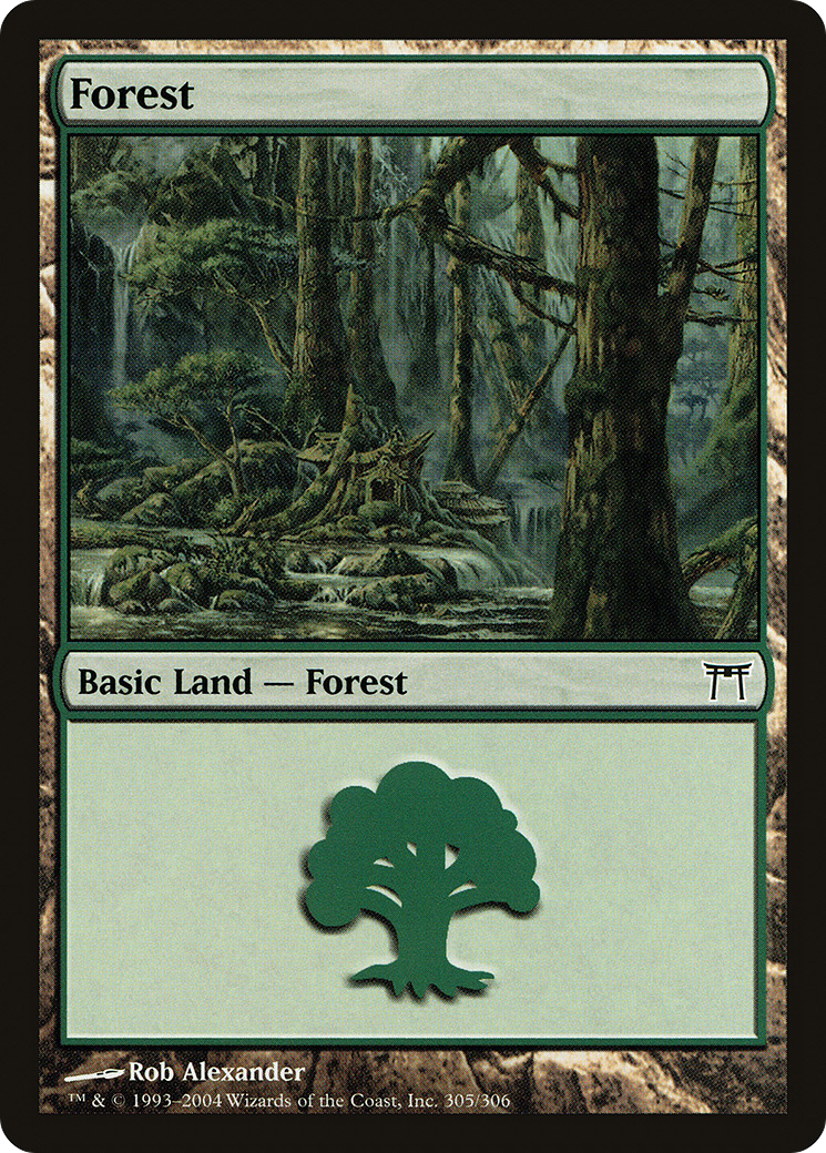 Forest (305) (CHK-305) - Champions of Kamigawa