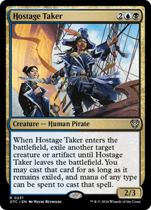 Hostage Taker⁣ - Commander: Outlaws of Thunder Junction⁣ (Rare)⁣ [231]