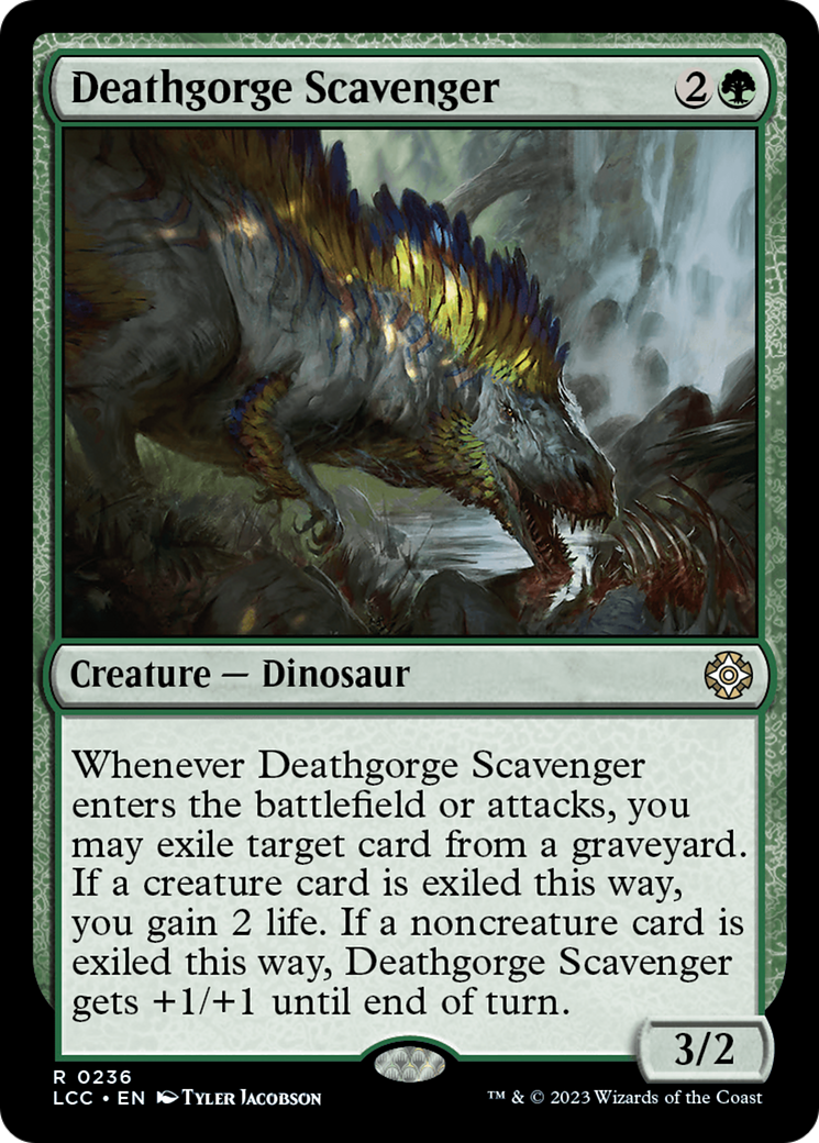 Deathgorge Scavenger⁣ - Commander: The Lost Caverns of Ixalan⁣ (Rare)⁣ [236]