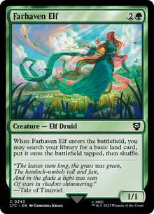 Farhaven Elf⁣ - Commander: The Lord of the Rings: Tales of Middle-earth⁣ (Common)⁣ [243]