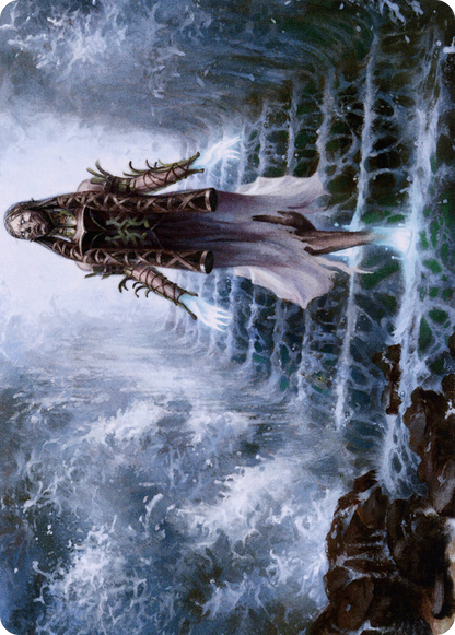 Karfell Harbinger // Karfell Harbinger (AKHM-017) - Kaldheim Art Series (Borderless) Foil