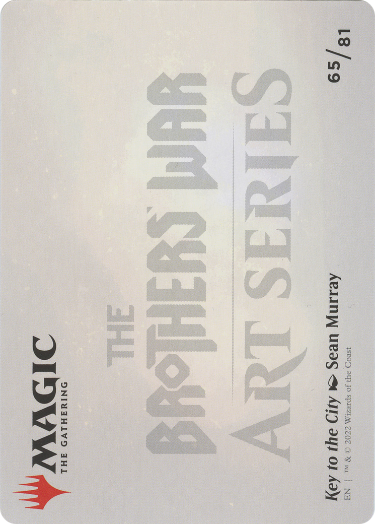 Key to the City // Key to the City (ABRO-065) - The Brothers' War Art Series (Borderless) Foil