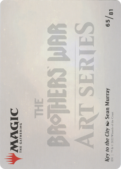 Key to the City // Key to the City (ABRO-065) - The Brothers' War Art Series (Borderless) Foil