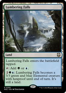 Lumbering Falls⁣ - Commander: Modern Horizons 3⁣ (Rare)⁣ [355]