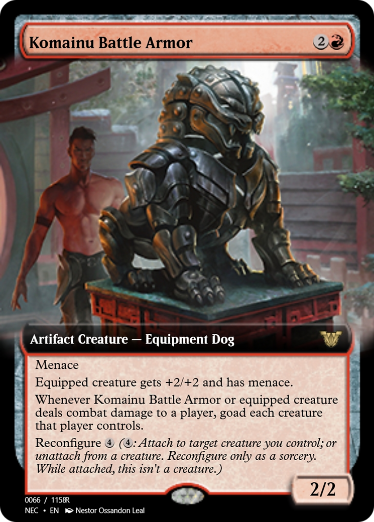 Komainu Battle Armor (PRM-97995) - Magic Online Promos