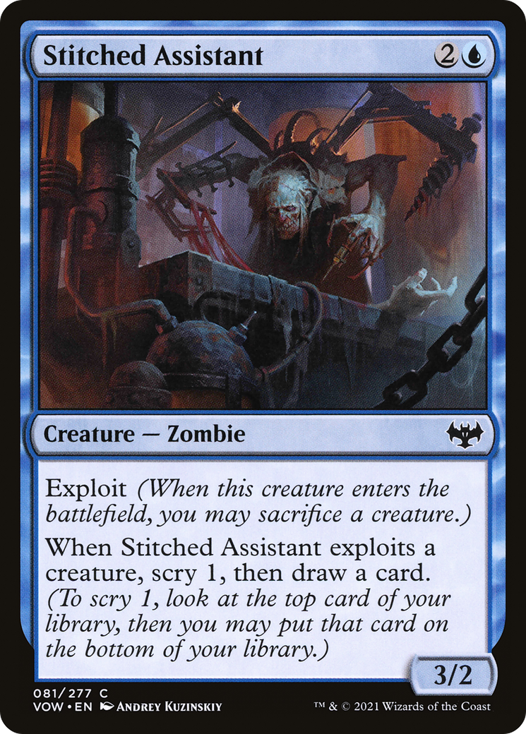 Stitched Assistant (VOW-081) - Innistrad: Crimson Vow