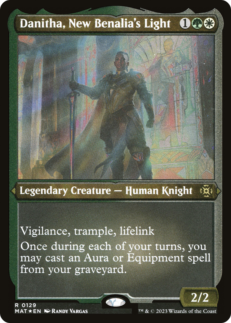 Danitha, New Benalia's Light (MAT-129) - March of the Machine: The Aftermath Etched Foil