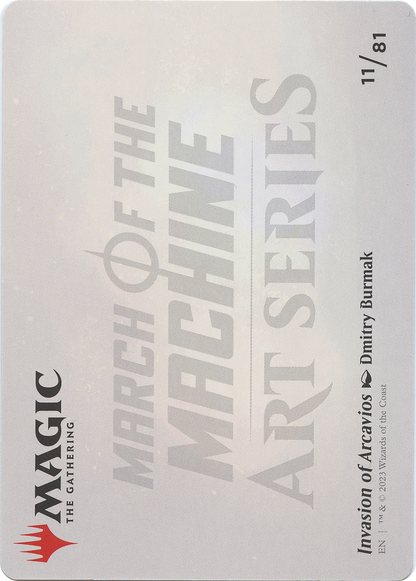 Invasion of Arcavios // Invasion of Arcavios (AMOM-011) - March of the Machine Art Series (Borderless)